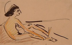 Ernst-Ludwig Kirchner "Frnzi" 1909/10